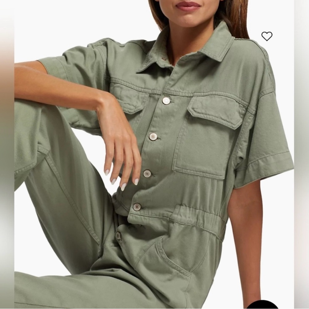 NWT Free People Green Jumpsuit
